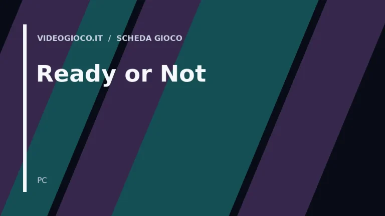 Copertina originale Videogioco.it per il videogioco Ready or Not.