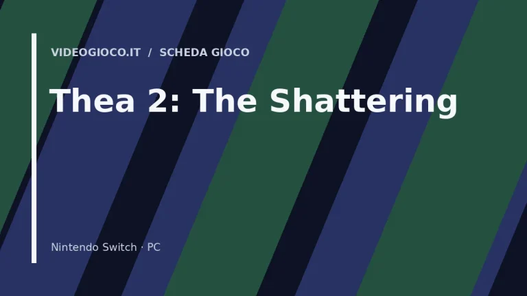 Visual grafico originale Videogioco.it per il gioco Thea 2: The Shattering.