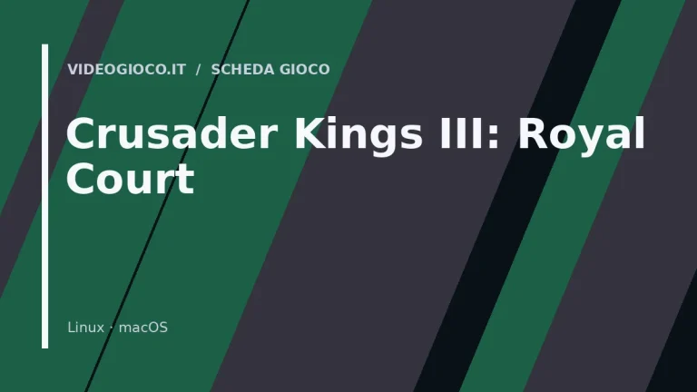 Crusader Kings III: Royal Court