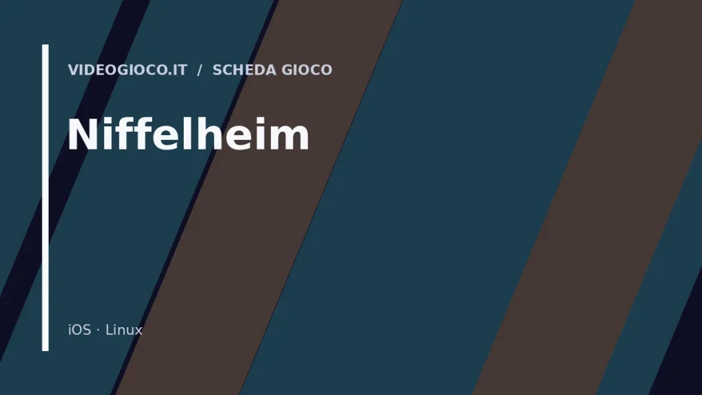 Visual grafico originale di Videogioco.it per il gioco Niffelheim