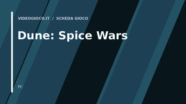 Visual grafico originale Videogioco.it per Dune: Spice Wars