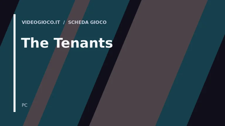 Visual grafico originale Videogioco.it per il gioco The Tenants
