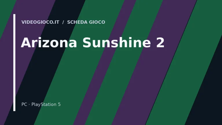 Visual grafico originale Videogioco.it per il gioco Arizona Sunshine 2