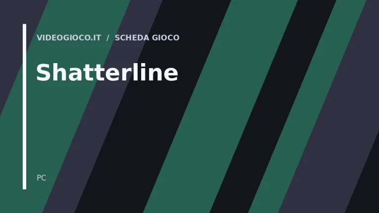 Visual grafico originale Videogioco.it per il videogioco Shatterline.