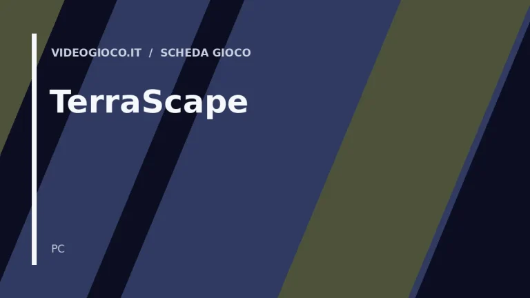 Visual grafico originale di Videogioco.it per il videogioco TerraScape