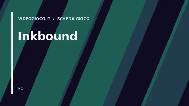 Grafica di copertina originale Videogioco.it per il gioco Inkbound