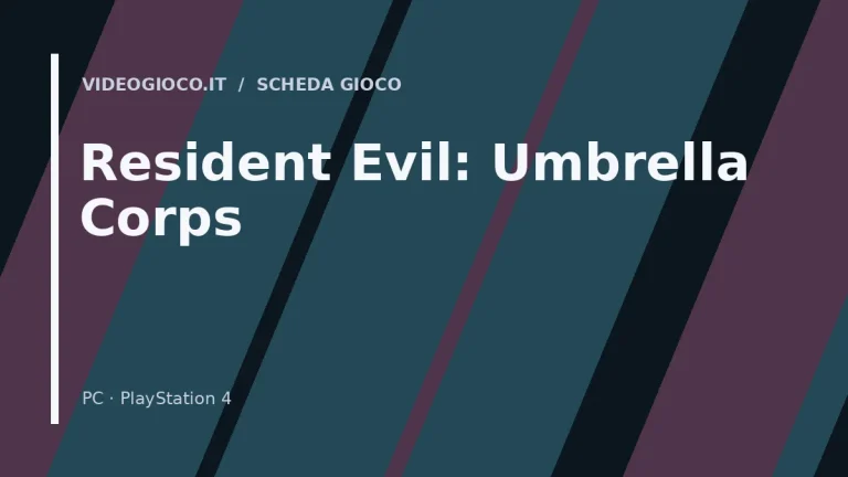 Resident Evil: Umbrella Corps