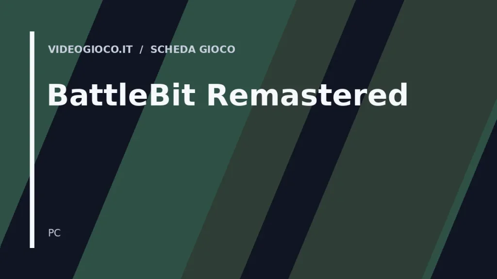 Visual di copertina originale Videogioco.it per BattleBit Remastered