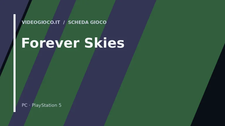 Copertina originale Videogioco.it per il gioco Forever Skies