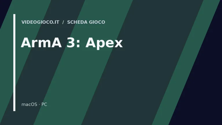 Visual grafico originale Videogioco.it per il gioco ArmA 3: Apex