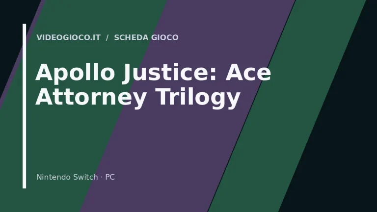 Apollo Justice: Ace Attorney Trilogy