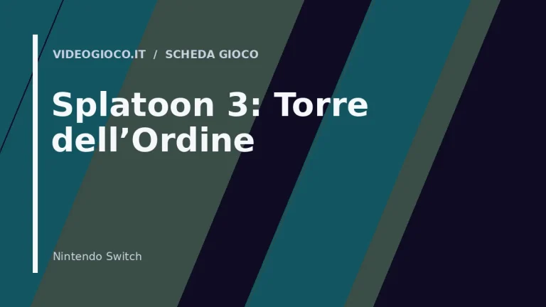 Splatoon 3: Torre dell’Ordine