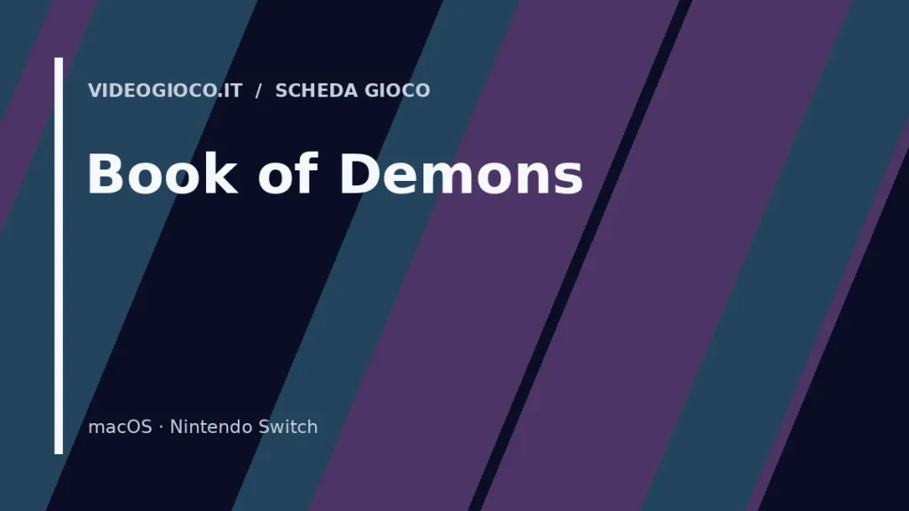 Copertina di riserva generata da Videogioco.it per il videogioco Book of Demons.