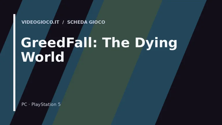 GreedFall: The Dying World