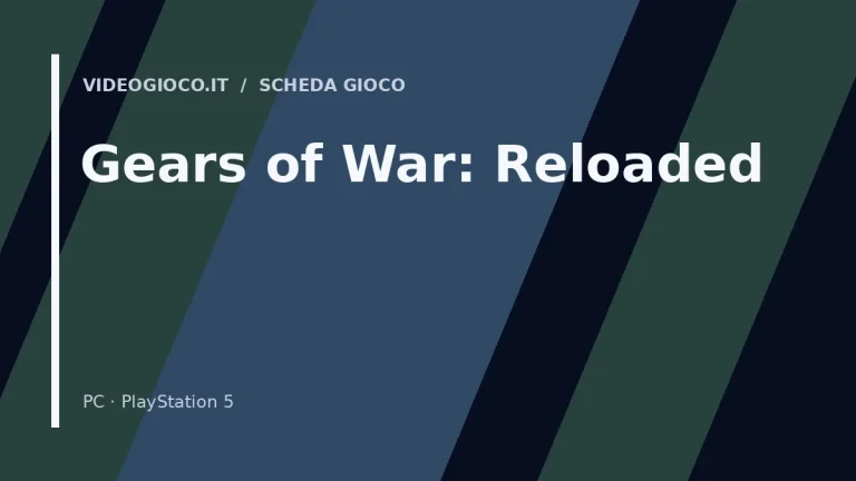 Visual grafico originale Videogioco.it per il videogioco Gears of War: Reloaded