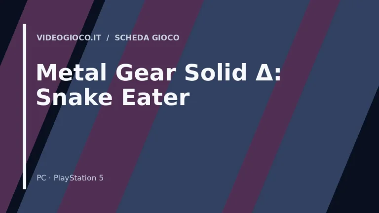 Metal Gear Solid Δ: Snake Eater