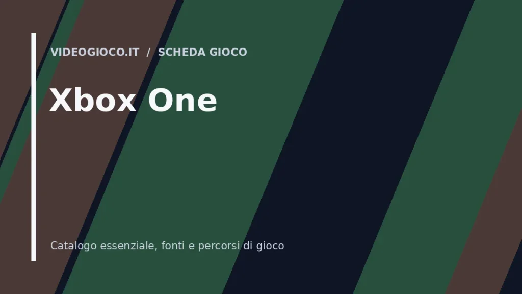 Visual grafico originale Videogioco.it per Xbox One