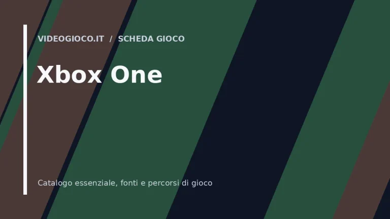 Visual grafico originale Videogioco.it per Xbox One