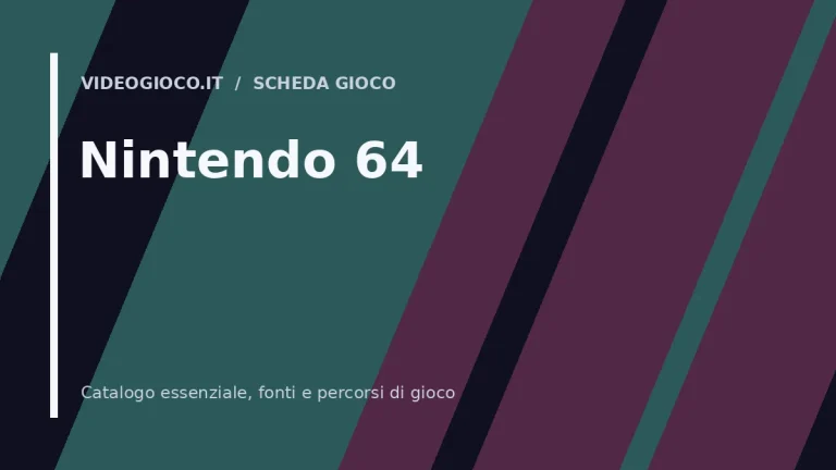 Visual grafico originale Videogioco.it per Nintendo 64