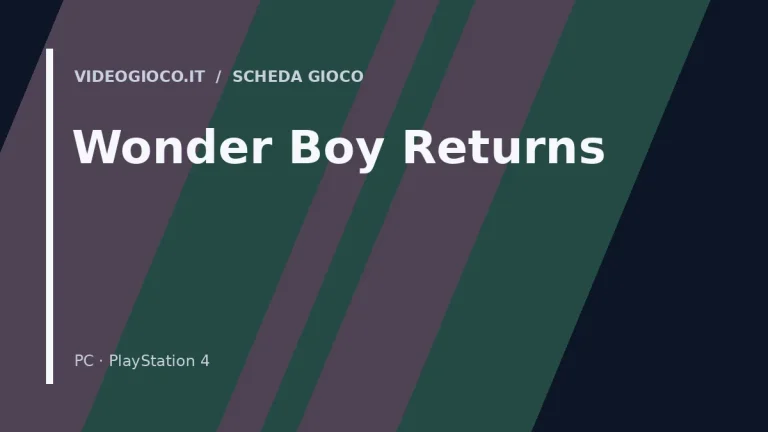 Wonder Boy Returns