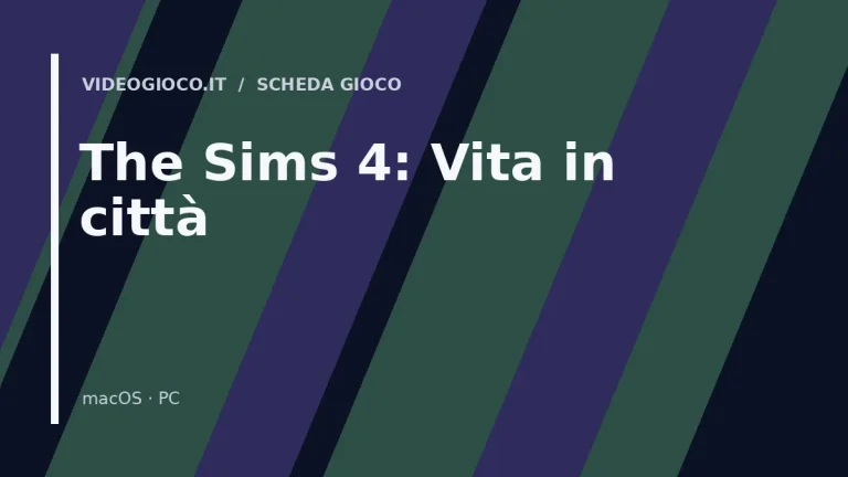 The Sims 4: Vita in città
