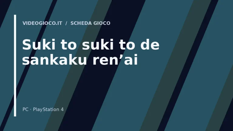 Suki to suki to de sankaku ren’ai