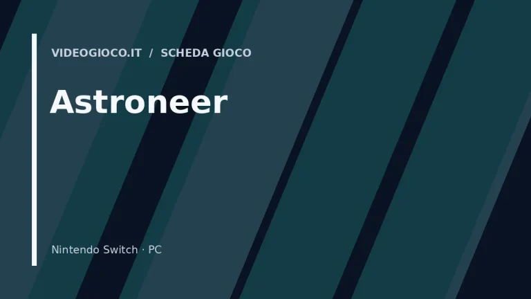 Visual grafico originale Videogioco.it per il gioco Astroneer