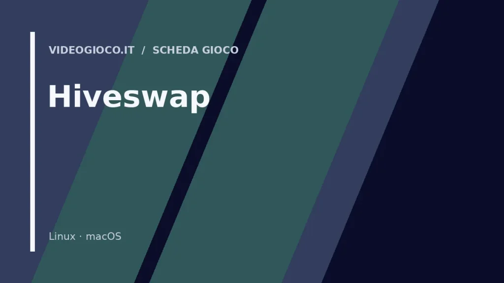 Visual grafico originale Videogioco.it per il gioco Hiveswap