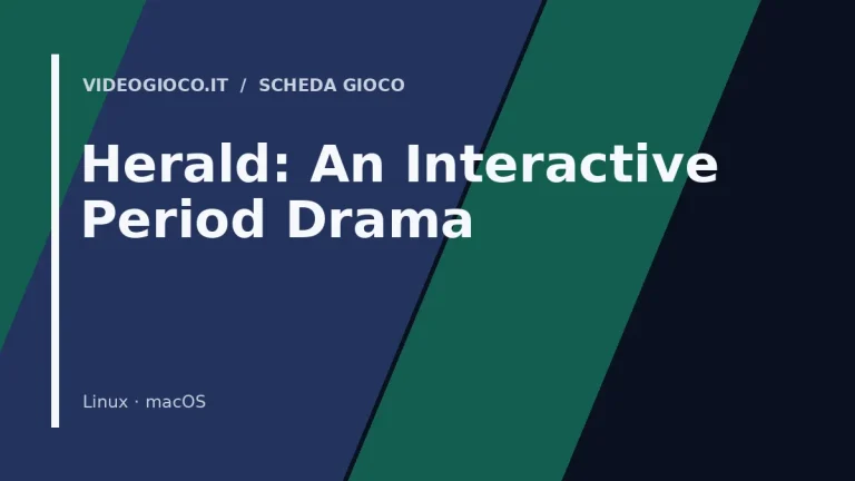Herald: An Interactive Period Drama