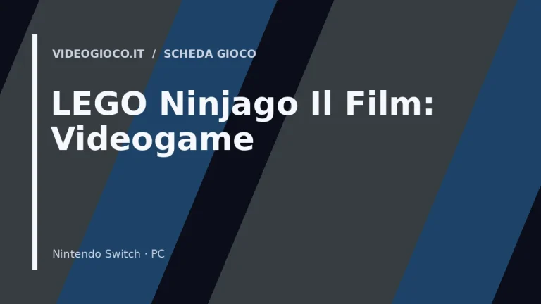LEGO Ninjago Il Film: Videogame