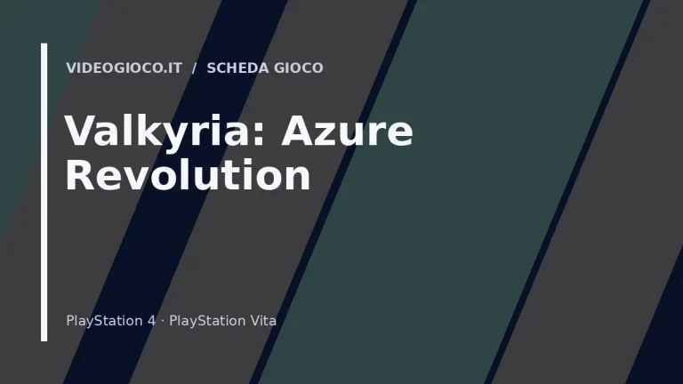Valkyria: Azure Revolution